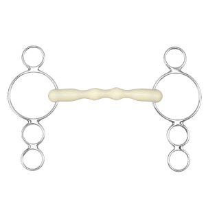 Happy Mouth®  3 Ring Shaped Mullen Mouth Gag Bit