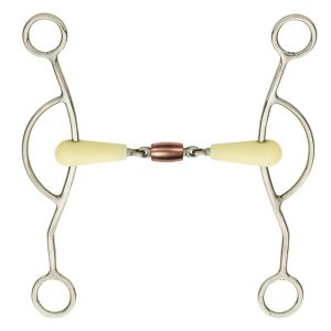 Happy Mouth® Copper Roller Mouth American Gag Bit